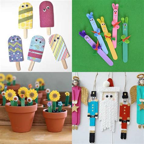 What to Make with Popsicle Sticks: 50+ Fun Crafts for Kids ...