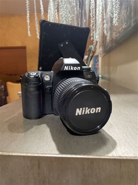 Nikon N80 35mm Slr Film Camera With 28 80mm Lens Kit And Nikon Strap