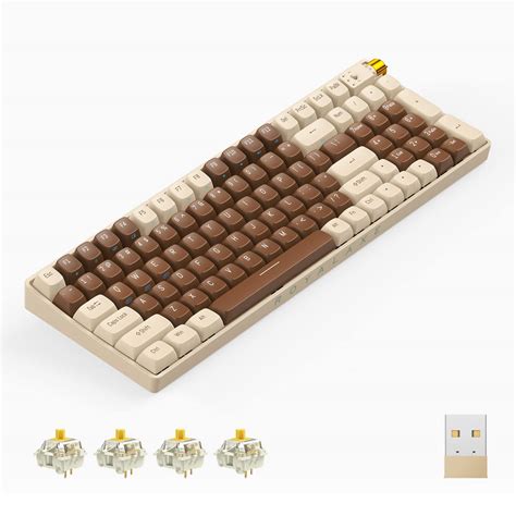 Electronikz ROYALAXE X ProtoArc R Wireless Mechanical Keyboard Hot Swappable Wired