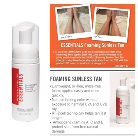 Award Winning Foaming Sunless Tan Rodan Fields® Tanning Skin Care