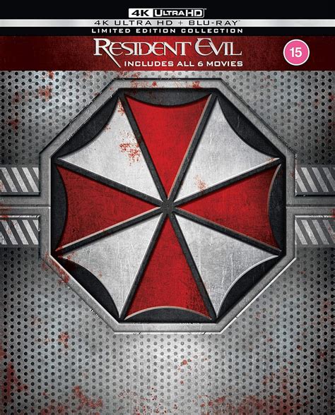 Resident Evil K Uhd Collection Discs Uhd Bd Resident Evil