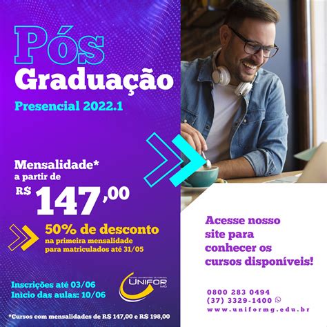 PÓS GRADUAÇÃO UNIFOR MG CONHEÇA OS NOVOS CURSOS UNIFOR MG