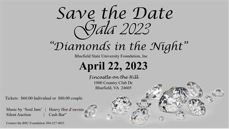 Diamonds in the Night, Gala 2023 - BSUAA