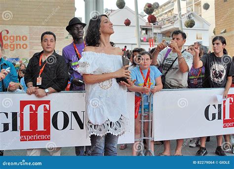 Donatella Finocchiaro Al Foni Film Festival 2011 Editorial Stock