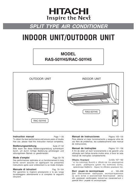 Hitachi Air Conditioner Replacement Parts Reviewmotors Co