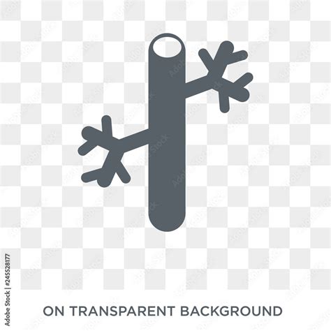 Blood Vessel icon. Trendy flat vector Blood Vessel icon on transparent ...