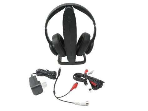 Insignia Ns Hawhp2 Rf Wireless Over The Ear Headphones Black 600603235832 Ebay