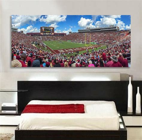 Florida State Football Stadium Wide Angle Panoramic Doak Campbell ...