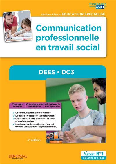 Communication professionnelle en travail social DEES DC3 broché