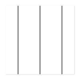 lined thickverticalstripes bw  drawing abstract art printposter
