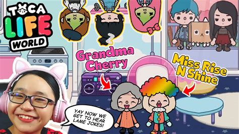 Toca Life World I Made Grandma Cherry And Miss Rise N Shine Let