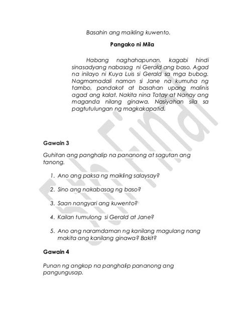 Tagalog Mga Maikling Kwentong Pambata Maikling Kwentong Porn Sex The