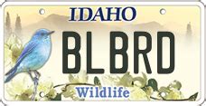 Idaho Wildlife License Plates / Frequently Asked Questions