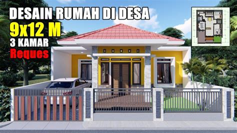 30 Contoh Inspirasi Desain Rumah 9x12 Meter Terbaik Desain Id