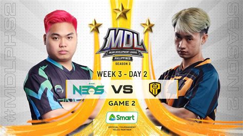 MDL PH S2 W3D2 OMGN Vs APBH Game 2 YouTube