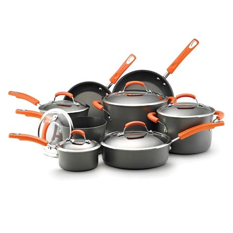 Rachael Ray 14 Piece Rachel Ray Classic Brights 12 In Aluminum Cookware