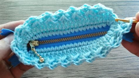 Super Easy Crochet Coins Purse With Zipperstep By Step D Crochet