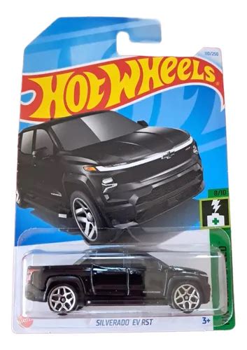 Mattel Hot Wheels 1 64 Silverado Ev Rst Negro MercadoLibre