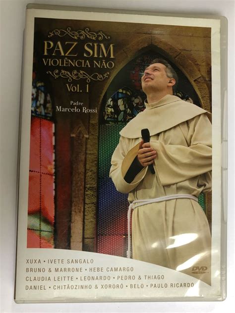 Dvd Padre Marcelo Rossi Paz Sim Violência Não Vol 1 Item de Música