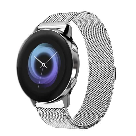 ᐉ Ремешок миланская петля BeWatch 20 мм для Samsung Galaxy Watch Active ...