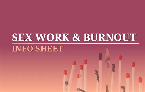 Sex Work And Burnout Respect QLD