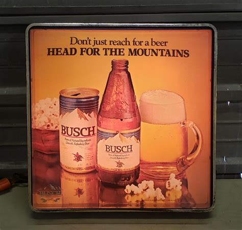 At Auction Vintage Busch Beer Lighted Sign