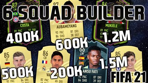 Fifa Squad Builder K K K K M M Hybrid Squad