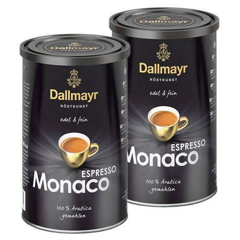 Кофе молотый Dallmayr Espresso Monaco (Эспрессо Монако), ж/б, 2x200г ...