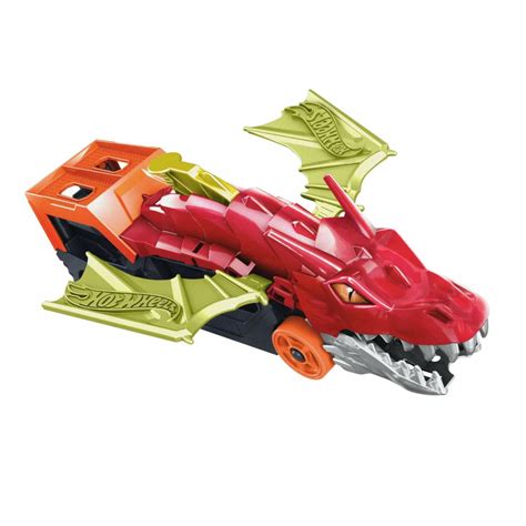 Hot Wheels Smok Transporter wyrzutnia Wspaniała Zabawa z Ognistym Smokiem 14488730871 Allegro pl