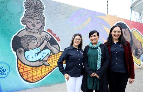 Presentan mural de lactancia materna Página Central