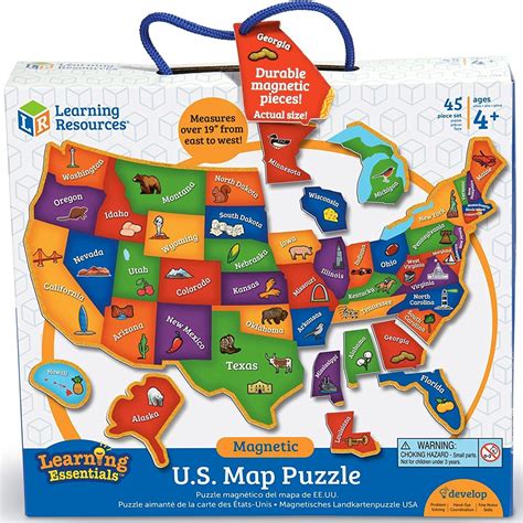 Magnetic Us Map Puzzle A Mighty Girl