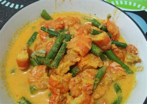 Resep Gulai Udang Kacang Panjang Oleh Mutia Cookpad