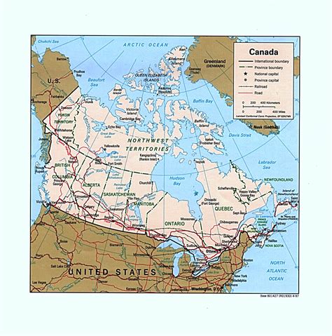 Map Of Northeast Canada