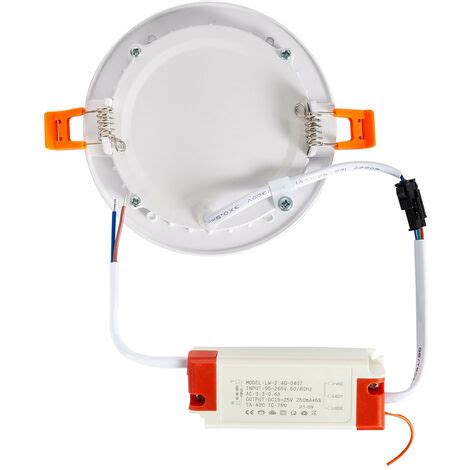 LED Einbaustrahler flach 6W Rund SwitchCCT Ausschnitt Ø 110 mm