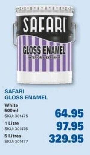 SAFARI GLOSS ENAMEL Offer At Cashbuild