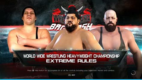 Full Match Yokozuna Vs Andre Giant Vs Big Show World Heavy Weight Championship Wwe Wwe2k22