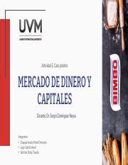 A 3 EQU pdf Actividad 3 Caso práctico MERCADO DE DINERO Y CAPITALES