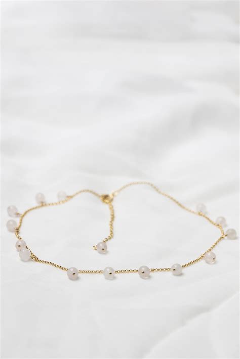 Choker necklace - pearl | New Vintage By Kriss