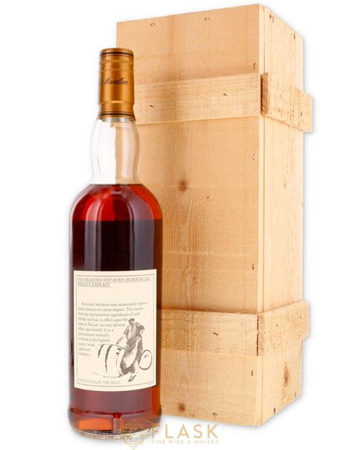 Buy Macallan 25 Year Old Anniversary Malt Early 2000s Wood Box 70cl