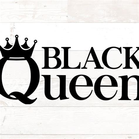 Black Queen Svg Etsy