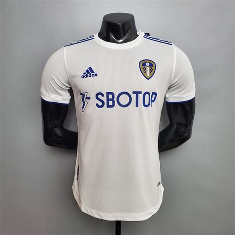 Leeds United Soccer Jersey 20 21 Home White Soccer Shirt Player