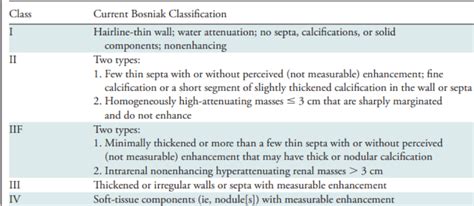 Bosniak Classification : Bosniak Classification Of Renal Cysts E Learn ...