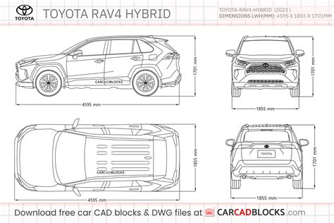 Toyota Rav4 Hybrid Dimensions