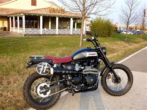 Details Zum Custom Bike Triumph Scrambler Des H Ndlers Triumph Stuttgart