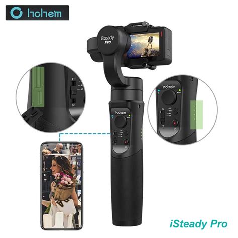 Hohem ISteady Pro 3 Axis Handheld Gimbal Stabilizer For Sports Camera Action Camera Support APP ...