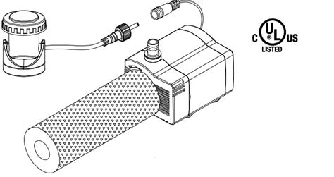 Beckett Lv450t Fountain And Pond Pump With Led Light Owners Manual