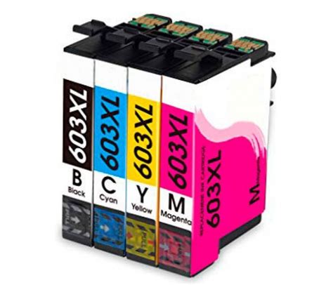 CONJUNTO DE 4 TINTEIROS COMPATIVEIS EPSON 603XL