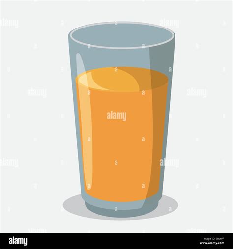 Orange Juice Glass Icon Stock Vector Image And Art Alamy