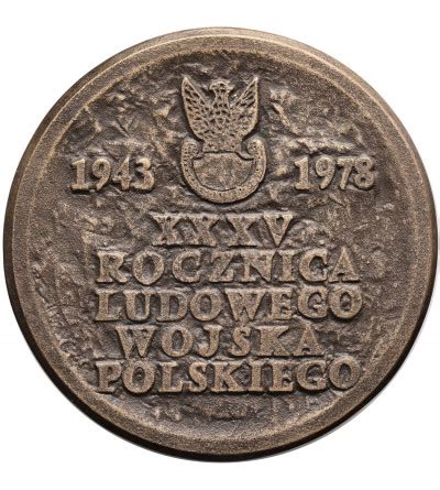 Polska Prl Pozna Medal Xxxv Rocznica Ludowego