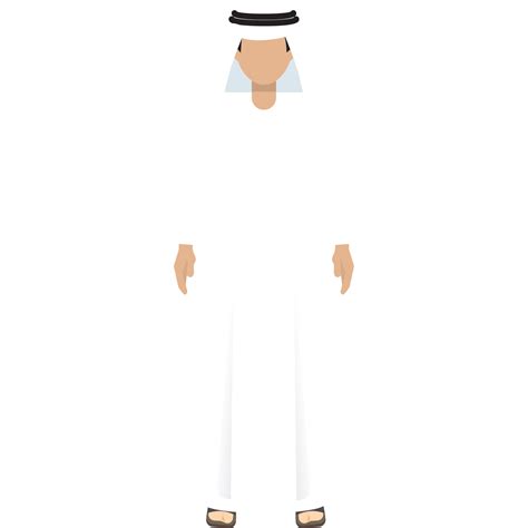 man in uae national costume 18873663 PNG